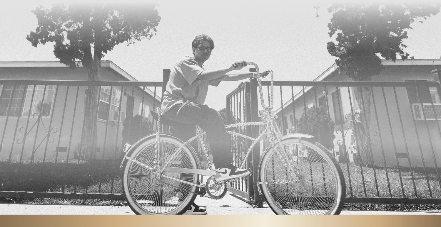 Man on bicycle
